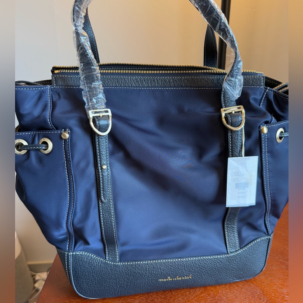 Marie Chantal Navy Nylon Baby Bag w/ Tags